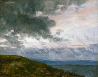Studie van voortdrijvende wolken